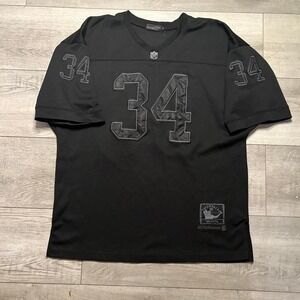 Size 54 Vinage Mitchell & Ness Black and grey NFL Oakland Raiders Bo Jackson